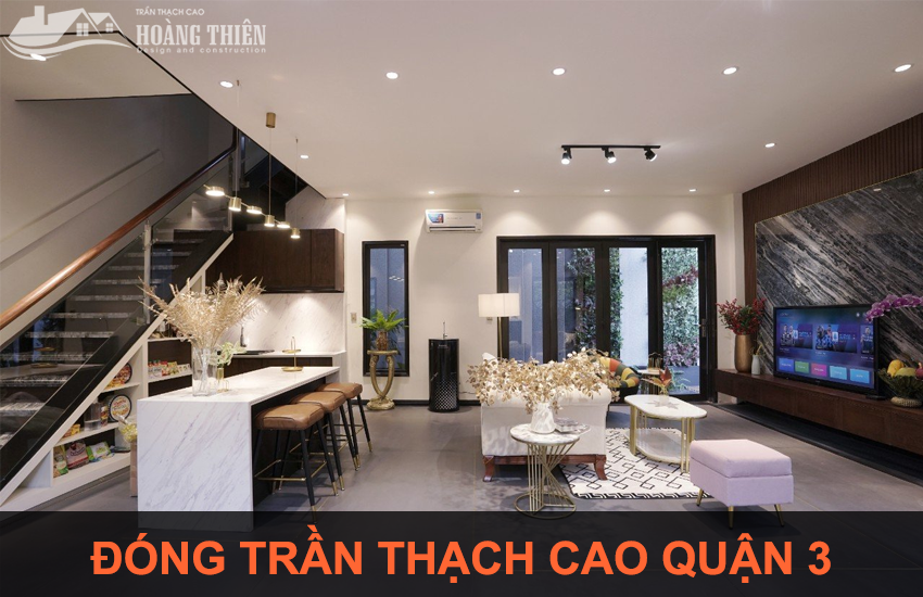 Đóng trần thạch cao tại quận 2