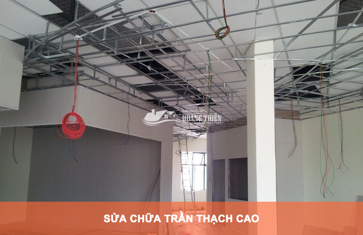 sửa chữa chần thạch cao