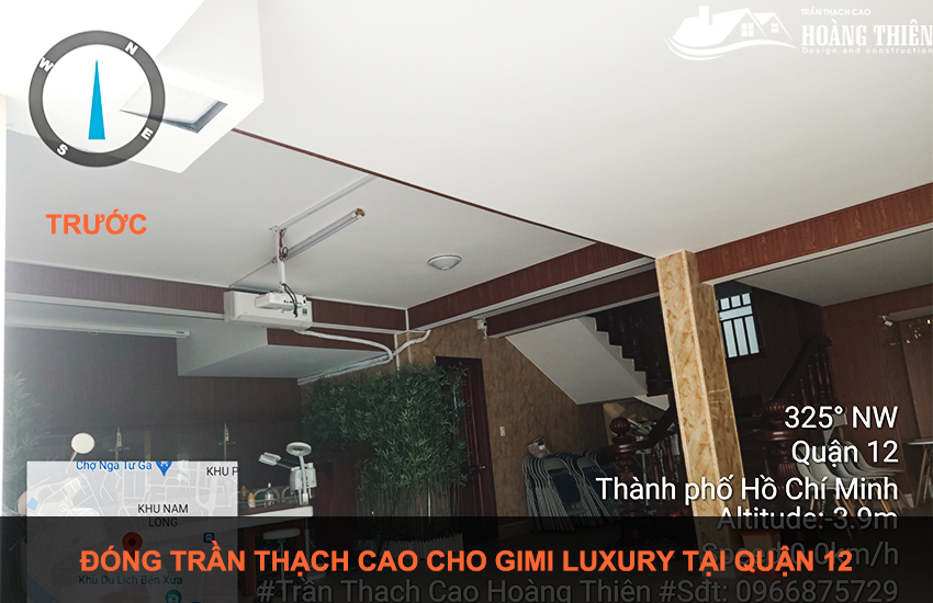 đóng trần thạch cao tại quận 12
