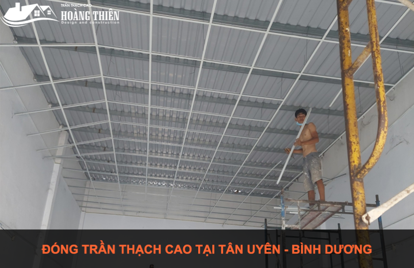 đóng trần thạch cao tại tân uyên