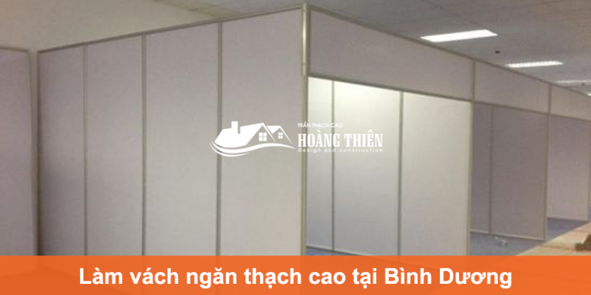 làm vách ngăn thạch cao ở bình dương