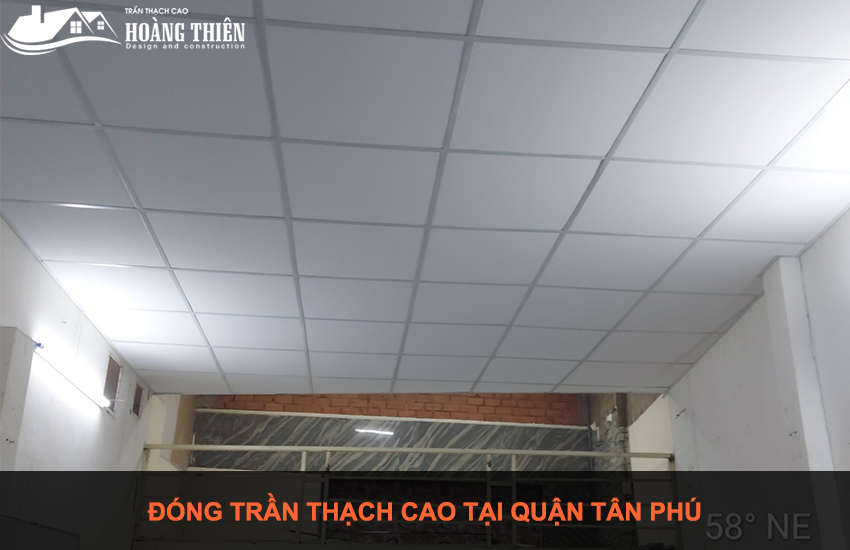 thi công trần thạch cao tại quận tân phú