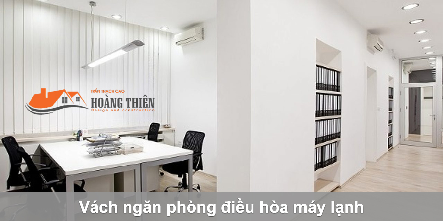 Vách ngăn thạch cao phòng máy lạnh