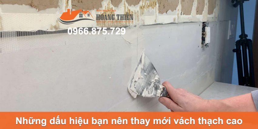 thay mới vách thạch cao