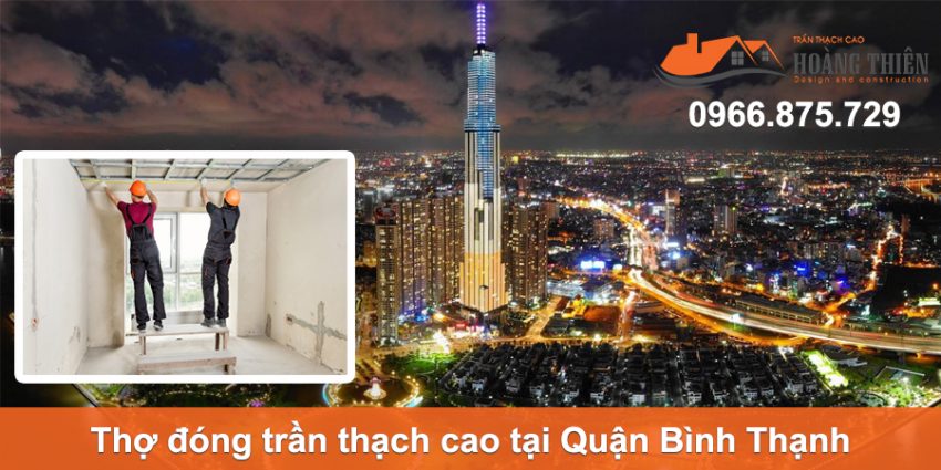 đóng trần thạch cao bình thạnh