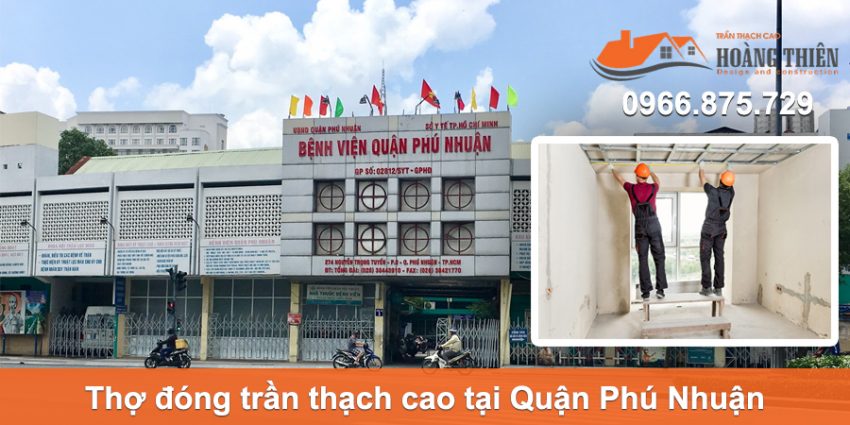 đóng trần thạch cao phú nhuận
